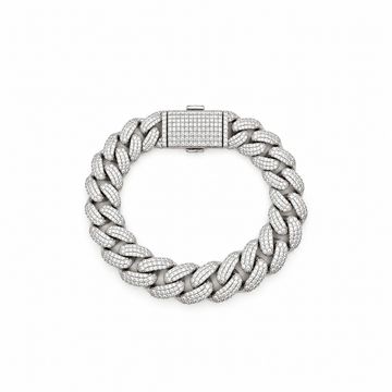 9911331 | Brass Moissanite Rhodium 12mm 8