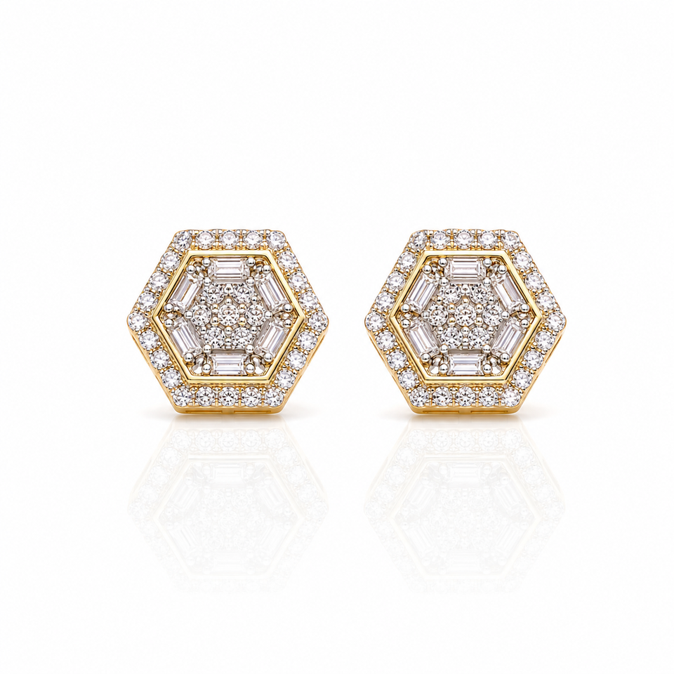 9221012 | 925 Silver Gold Earrings