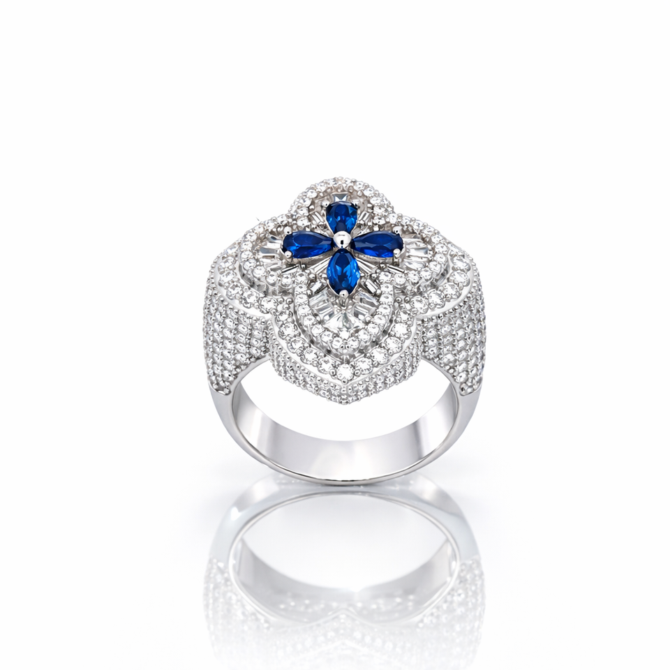 9910942 | 925 Moissanite Rhodium Ring