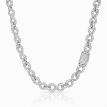 ICARUS 8MM RHODIUM MOISSANITE ICED OUT CHAIN  |  996801