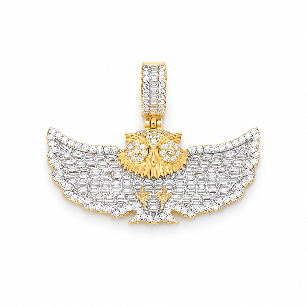 9912161 | 925 Silver Moissanite White Gold Pendant