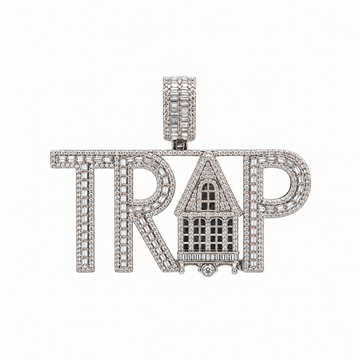 917011 | Brass Rhodium Pendant