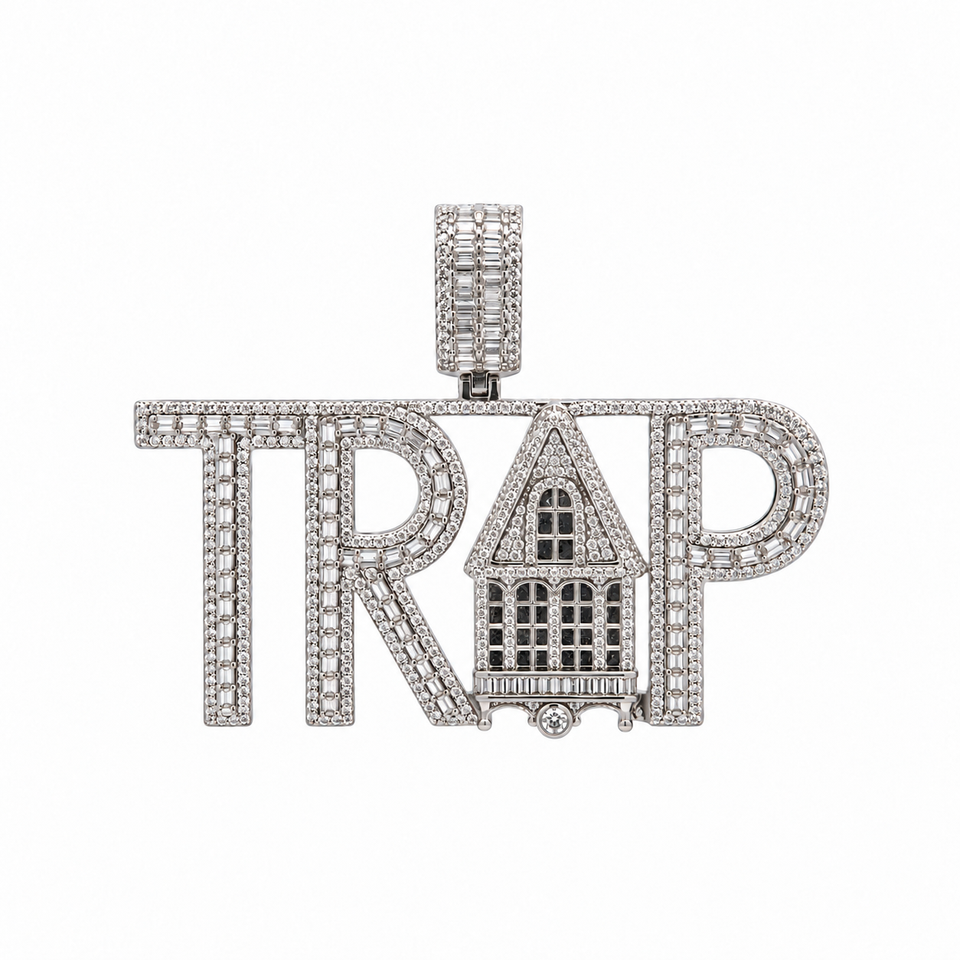 917011 | Brass Rhodium Pendant