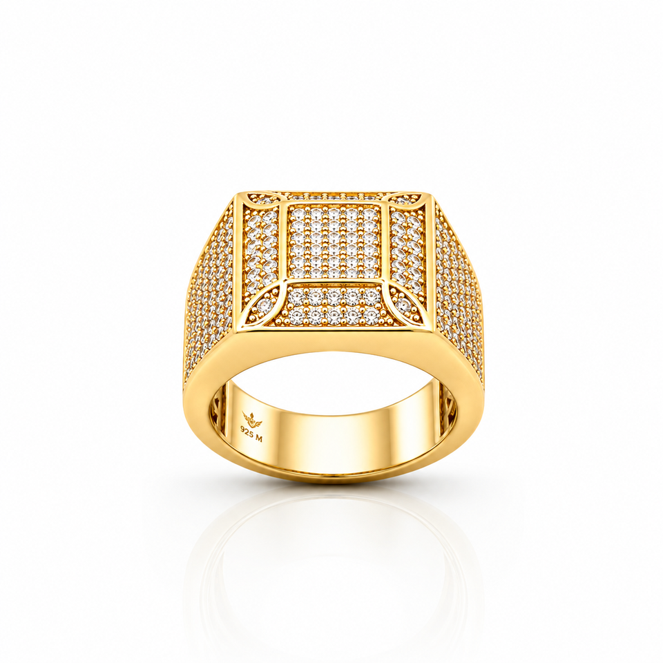 9911542 | 925 Moissanite Gold Ring