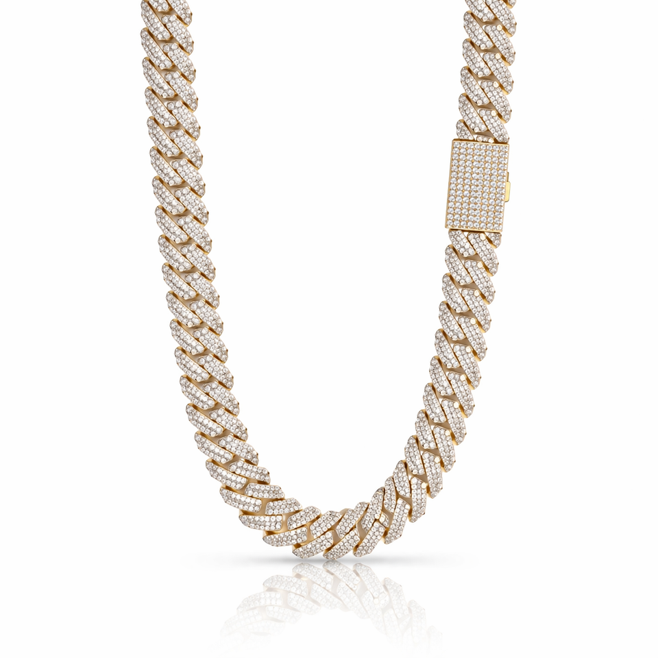 994532 | 925 Moissanite Rhodium Chain