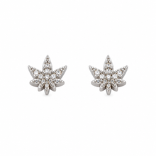 9100351 | 0.09 CTW Brass Moissanite Rhodium Earring