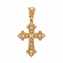 9100212 | 4.08 CTW Brass Moissanite Gold Pendant
