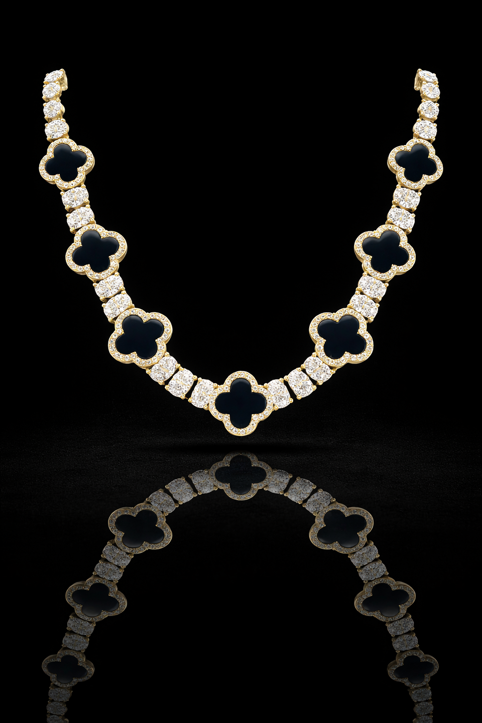 963852 | CZ Brass Gold Chain