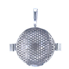 BRYNJA BRASS RHODIUM ICED OUT PENDANT I 915241