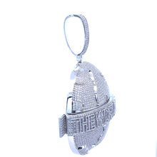 BRYNJA BRASS RHODIUM ICED OUT PENDANT I 915241