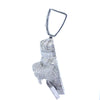 MORGANA BRASS RHODIUM ICED OUT PENDANT I 915351