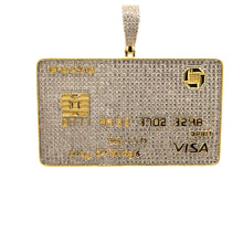 CALYPSA BRASS GOLD ICED OUT PENDANT I 916252