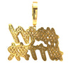 CALISTA BRASS GOLD ICED OUT PENDANT I 916362