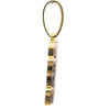 CALISTA BRASS GOLD ICED OUT PENDANT I 916362