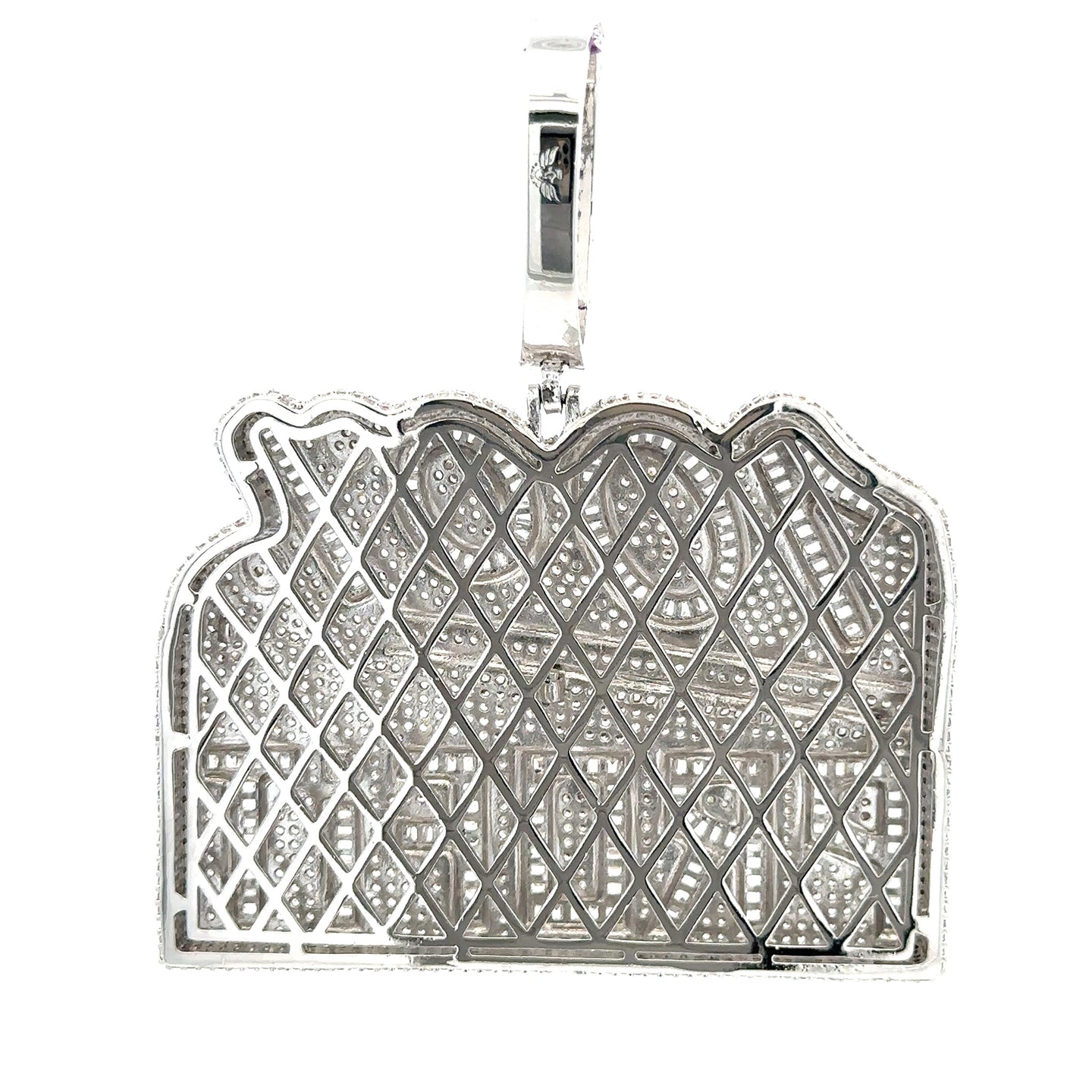 DRIFTA BRASS RHODIUM ICED OUT PENDANT I 916371