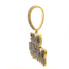 TENACIOUS BRASS GOLD ICED OUT PENDANT I 916382