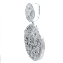 INITIATOR BRASS RHODIUM ICED OUT PENDANT I 916431