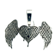 ORLENA BRASS RHODIUM ICED OUT PENDANT I 916481