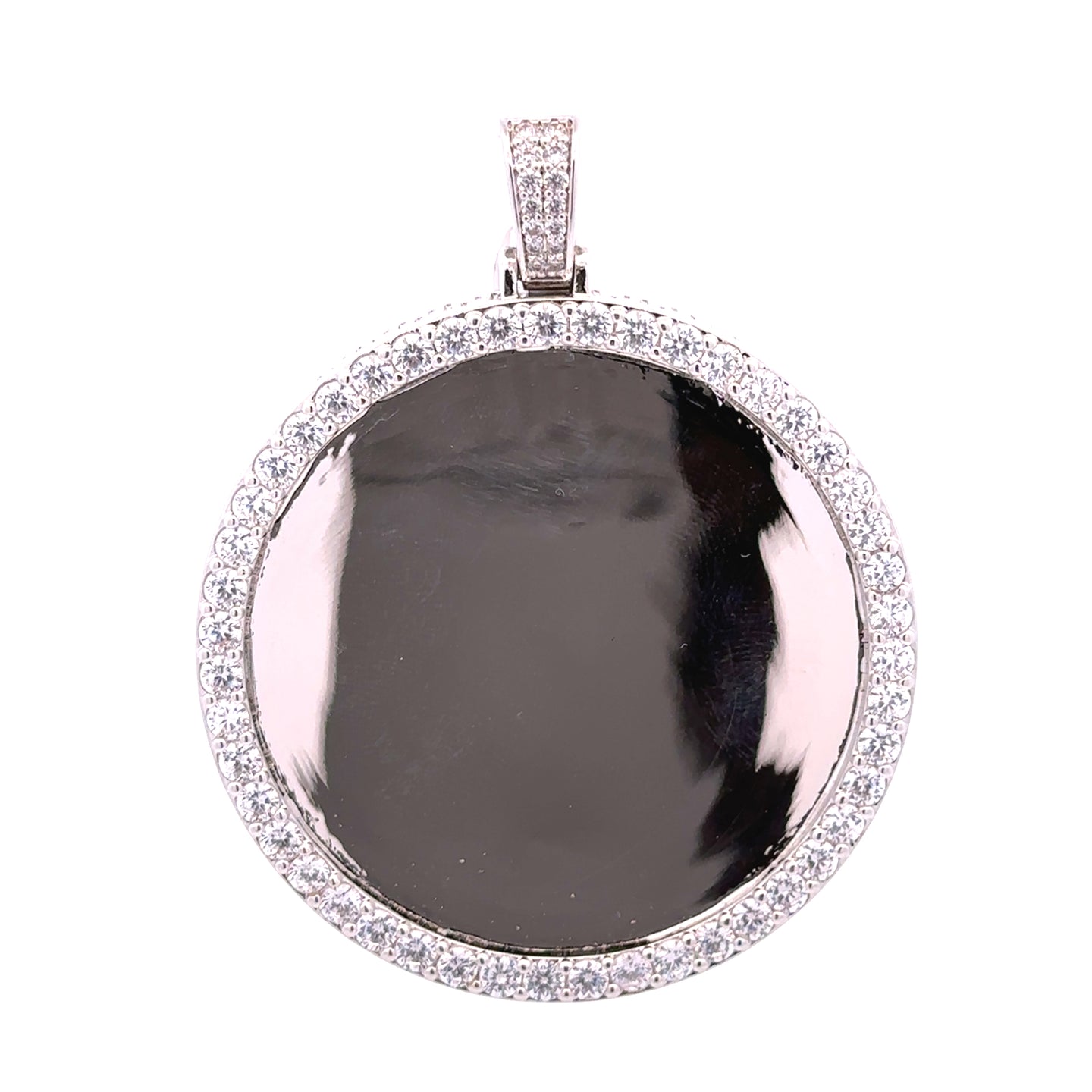 916631 | Brass Rhodium Pendant
