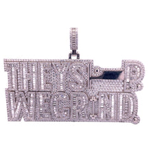 916721 | Brass Rhodium They Sleep We Grind Pendant