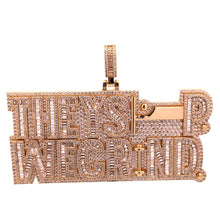 916722 | Brass Gold They Sleep We Grind Pendant