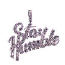 916731 | Brass Rhodium Stay Humble Pendant