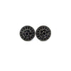 ELOWEN 925 CZ BLACK ICED OUT EARRINGS | 920053