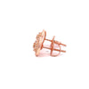 ELOWEN 925 CZ ROSE GOLD ICED OUT EARRINGS | 920055