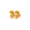 XANTHEA 925 CZ GOLD ICED OUT EARRINGS | 9217362