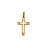 FIONN 925 CZ GOLD ICED OUT PENDANT | 9219002