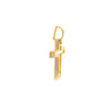 FIONN 925 CZ GOLD ICED OUT PENDANT | 9219002