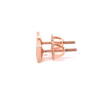 PRECIOSA 925 CZ ROSE GOLD ICED OUT EARRINGS  | 9219275