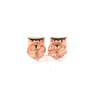 PRECIOSA 925 CZ ROSE GOLD ICED OUT EARRINGS  | 9219275