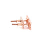 PRECIOSA 925 CZ ROSE GOLD ICED OUT EARRINGS  | 9219275