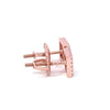 RICO 925 CZ ROSE GOLD ICED OUT EARRINGS  | 9219295