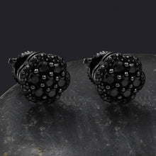 ONYX FLORALS STERLING SILVER EARRINGS  | 9219683