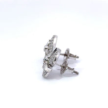 AZURIAN 925 CZ RHODIUM ICED OUT EARRINGS | 9219951
