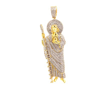 MORVEN 925 CZ GOLD ICED OUT PENDANT | 9220892