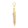 MORVEN 925 CZ GOLD ICED OUT PENDANT | 9220892