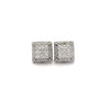 SOLANUM 925 CZ RHODIUM ICED OUT EARRINGS | 9221001