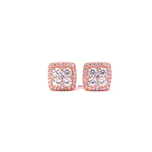 9221185 | 925 Silver CZ Rose Gold Earrings