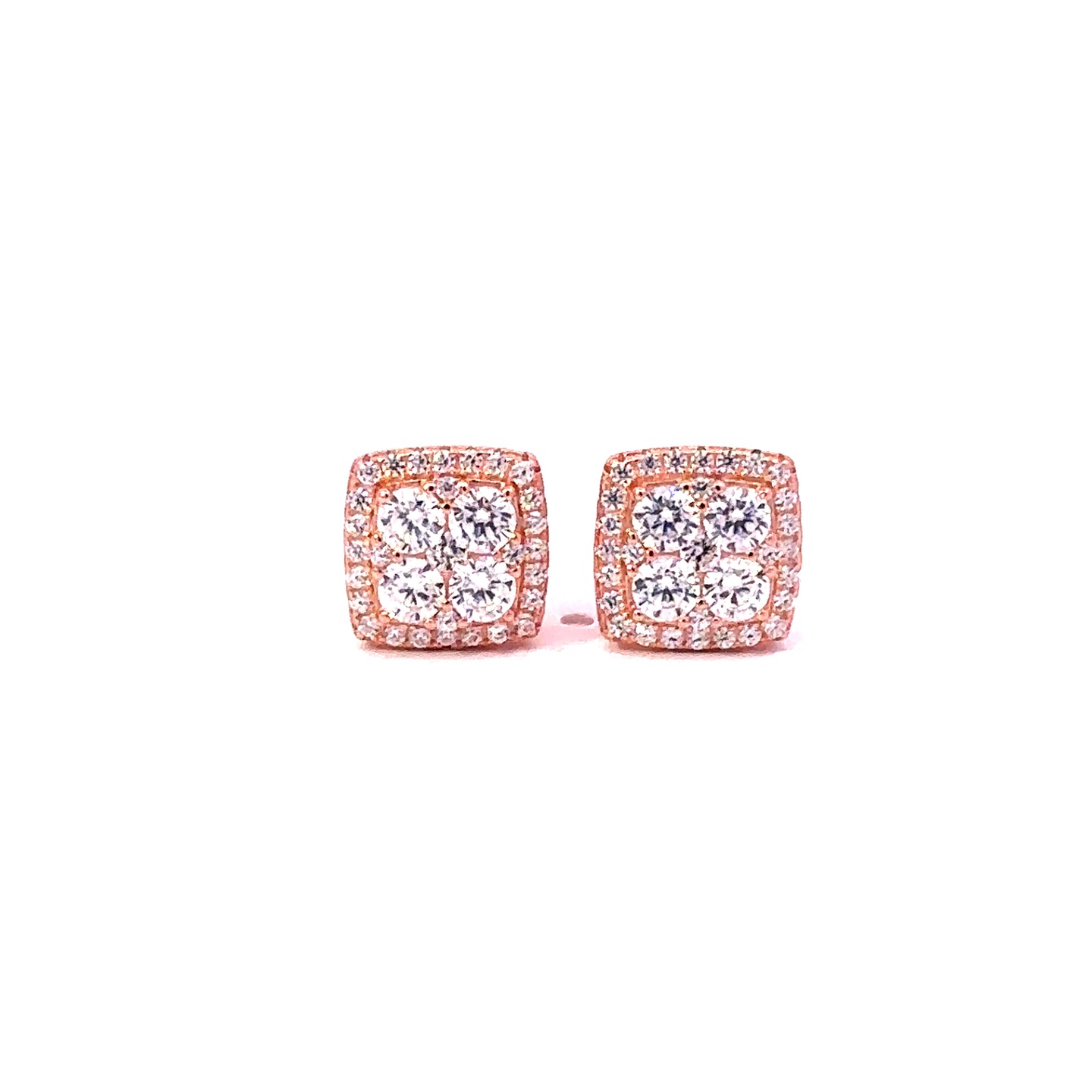 9221185 | 925 Silver CZ Rose Gold Earrings