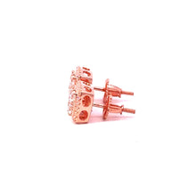 9221185 | 925 Silver CZ Rose Gold Earrings