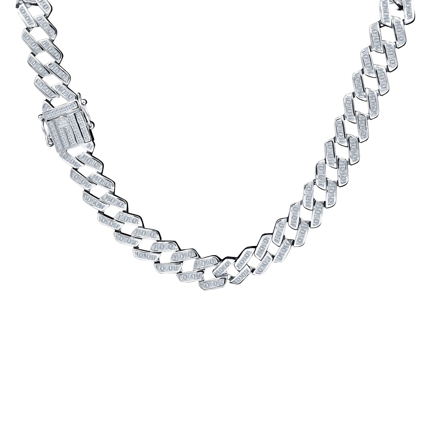 GLEAMFROST 12MM STERLING SILVER CZ  CHAIN | 9221941