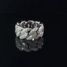 POLAR 925 SILVER CZ MENS RHODIUM ICED OUT RING | 9222231