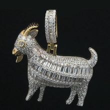 SOLILOQUY 925 CZ GOLD ICED OUT PENDANT | 9222352