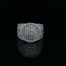 FROSTY 925 CZ RHODIUM MENS ICED OUT RING | 9222541