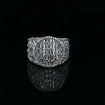 FROSTY 925 CZ RHODIUM MENS ICED OUT RING | 9222541