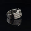 GLEAM 925 CZ RHODIUM MENS ICED OUT RING | 9222571