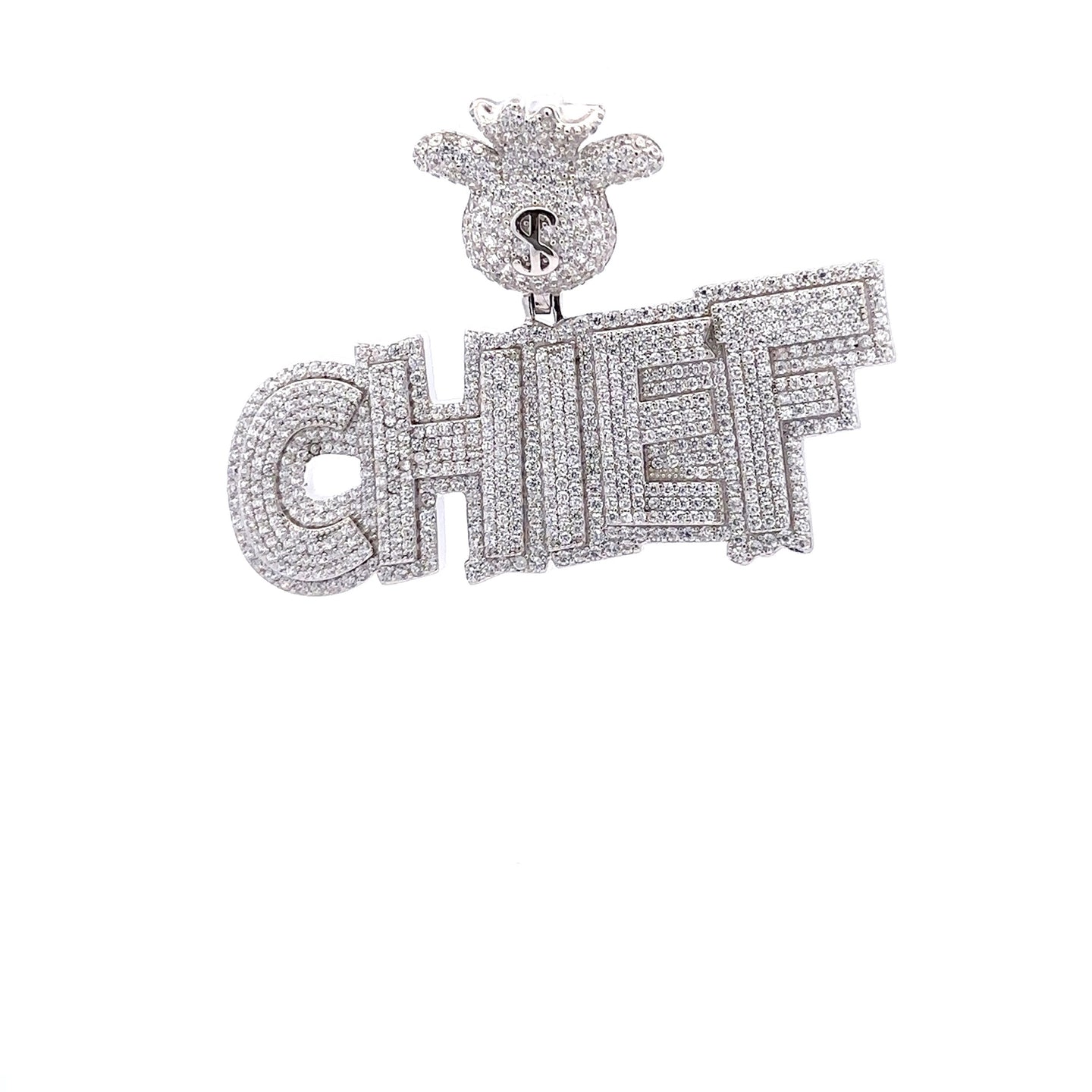 DEVINNER 5.68 CTW 925 CZ MOISSANITE RHODIUM PENDANT I 996531